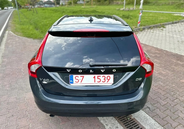 Volvo V60 cena 33900 przebieg: 170000, rok produkcji 2013 z Jaworzno małe 326